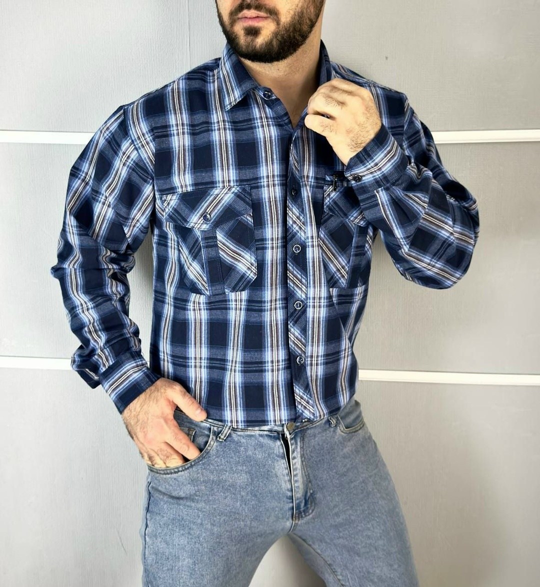 теплая рубашка в клетку westhero 122052187,мужская рубашка,рубашка,мужские теплые рубашки,теплая рубашка в клетку