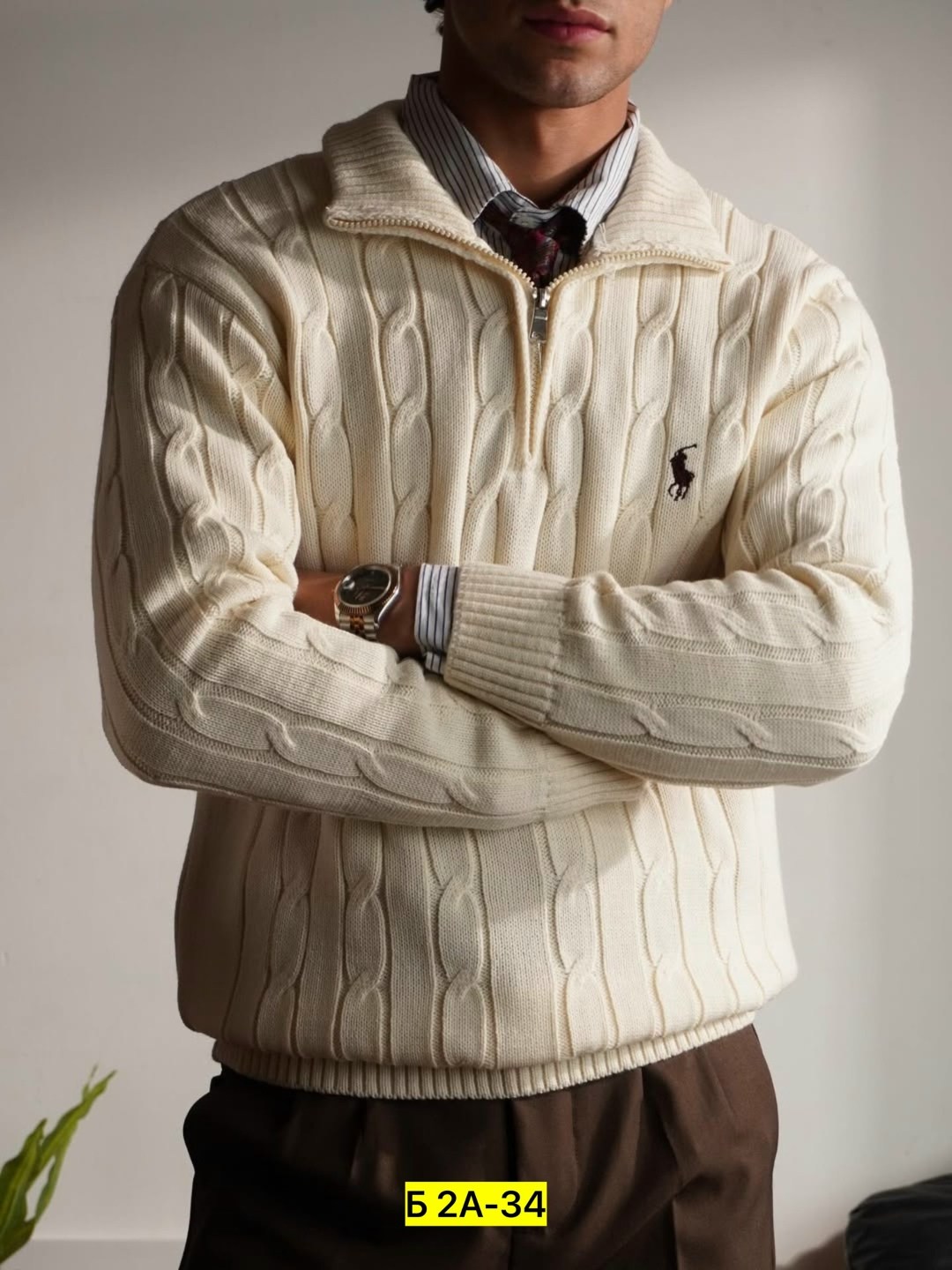 polo ralph lauren cable knit cotton quarter zip sweater,polo ralph lauren cable knit cotton quarter zip sweater in natural,мужской свитер,свитер polo ralph lauren,cable knit sweater ralph lauren mens