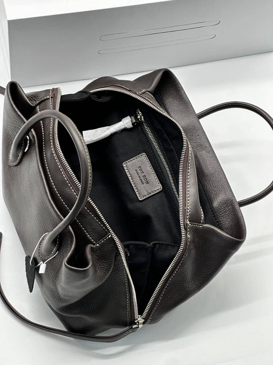 сумка,кожаная сумка,сумка женская,the row сумка,черная сумка