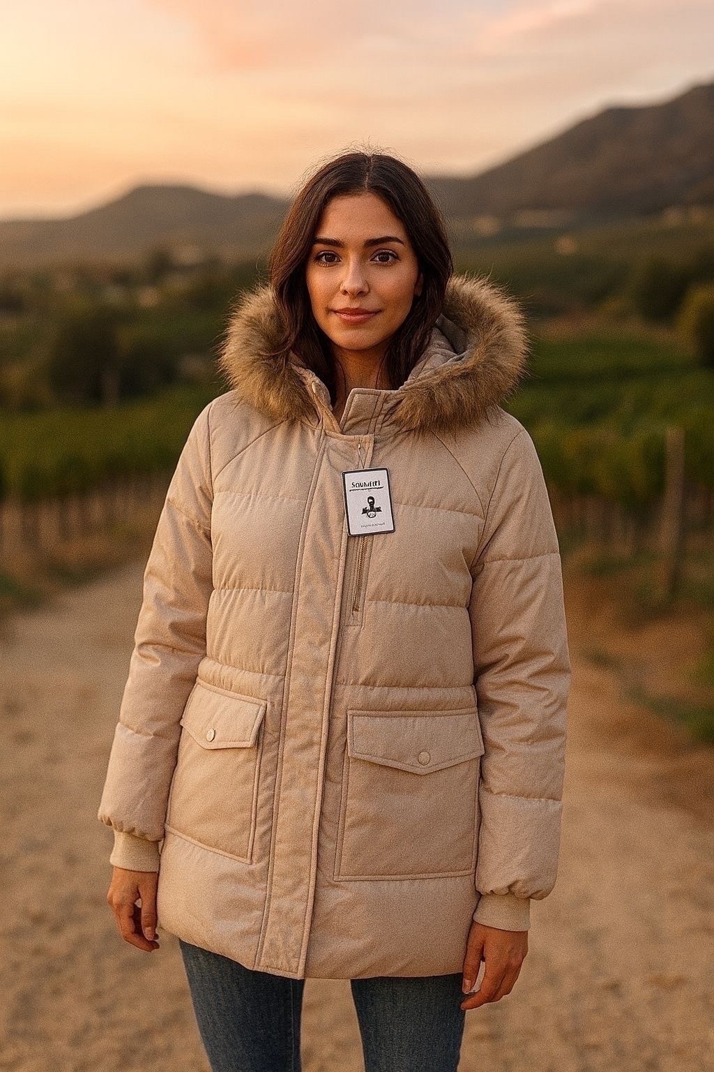 женская зимняя куртка,пуховик женский,куртка женская,зимний пуховик парка удлинённая с капюшоном linibel 280204190,куртка зимняя