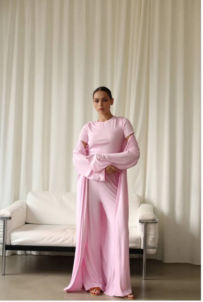 костюм тройка женский,костюм тройка: кардиган, топ, брюки палаццо (плотный хлопок),костюм тройка женский летний,костюм пижама,костюм с брюками палаццо