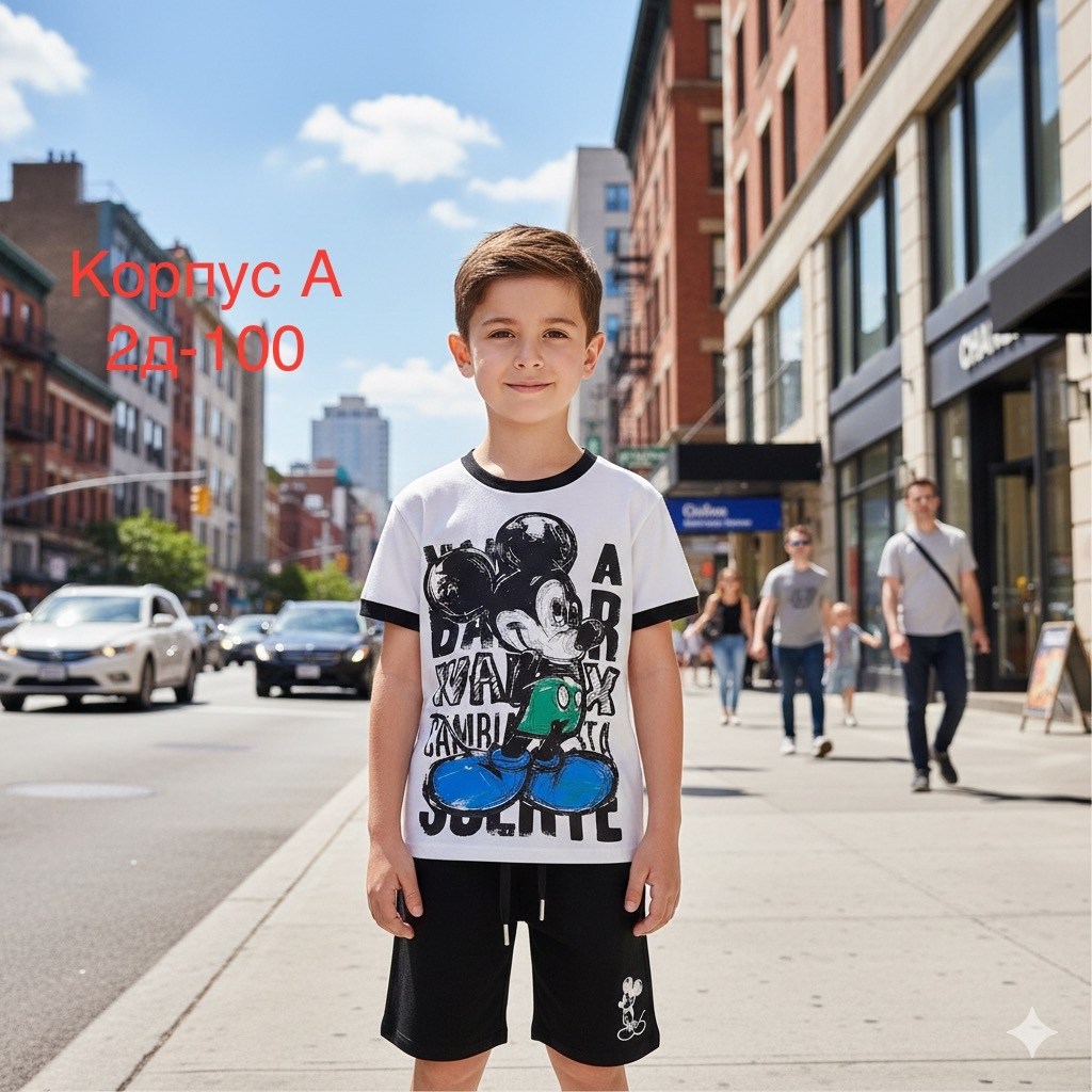 футболки для мальчика,комплект (футболка/шорты) для мальчика, цвет чёрный, рост 104,шорты для мальчик,luneva комплект (футболка/шорты) для мальчика, цвет чёрный, рост 104,комплект (футболка/шорты) для