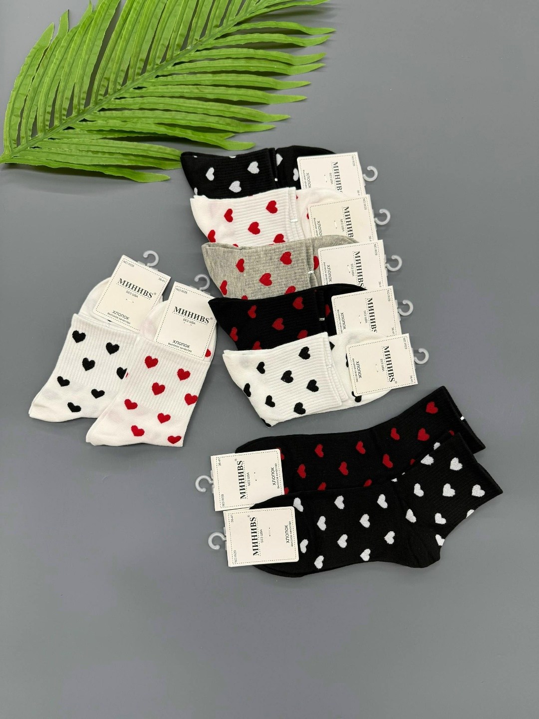 носки женские 10 пар,носки женские,носки хлопковые женские,носки женские короткие с сердечками,носки короткие набор 5 пар