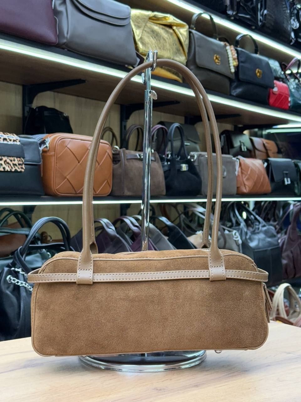 сумка,замшевая сумка,сумка женская на плечо замшевая коричневая poleno,женская замшевая сумка,женская сумка