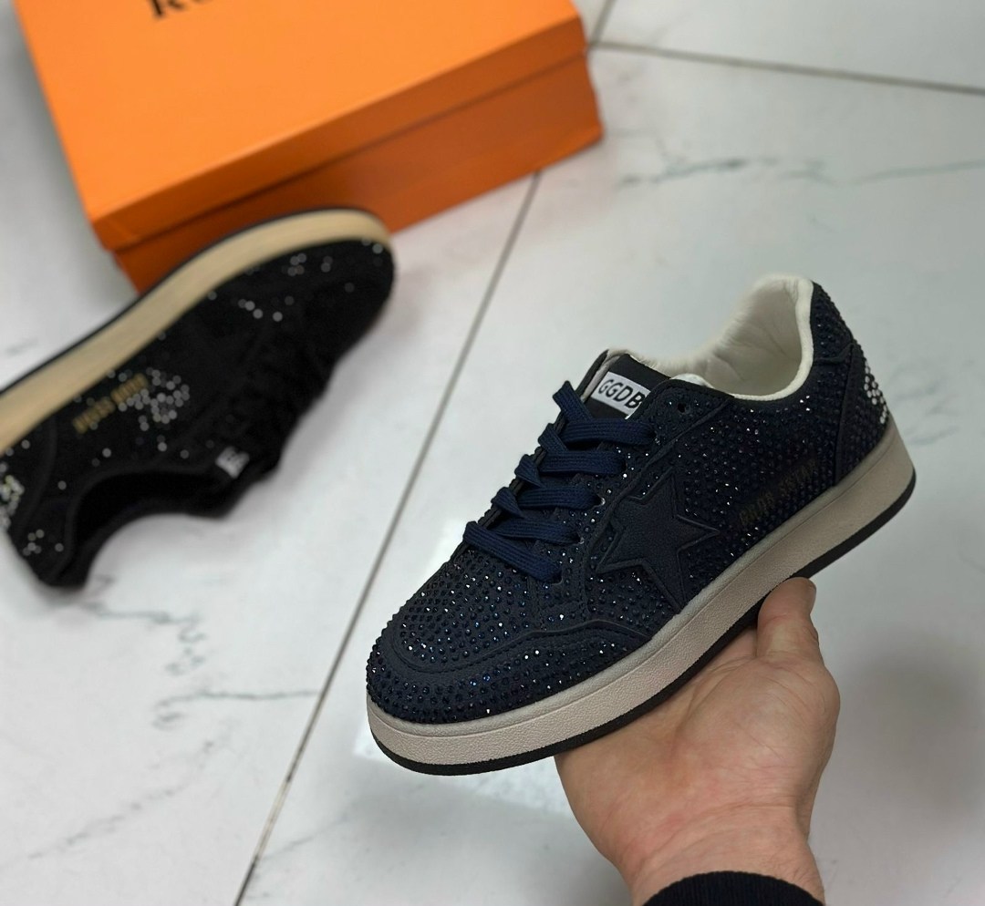 кроссовки golden goose с пайетками на платформе,,кеды golden goose,кроссовки golden goose,кроссовки со звездами