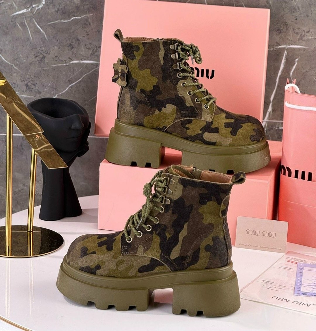 ботинки miu miu,,ботинки miu miu осень женские размер 36-40,ботинки женские,ботинки miu miu premiumshoes
