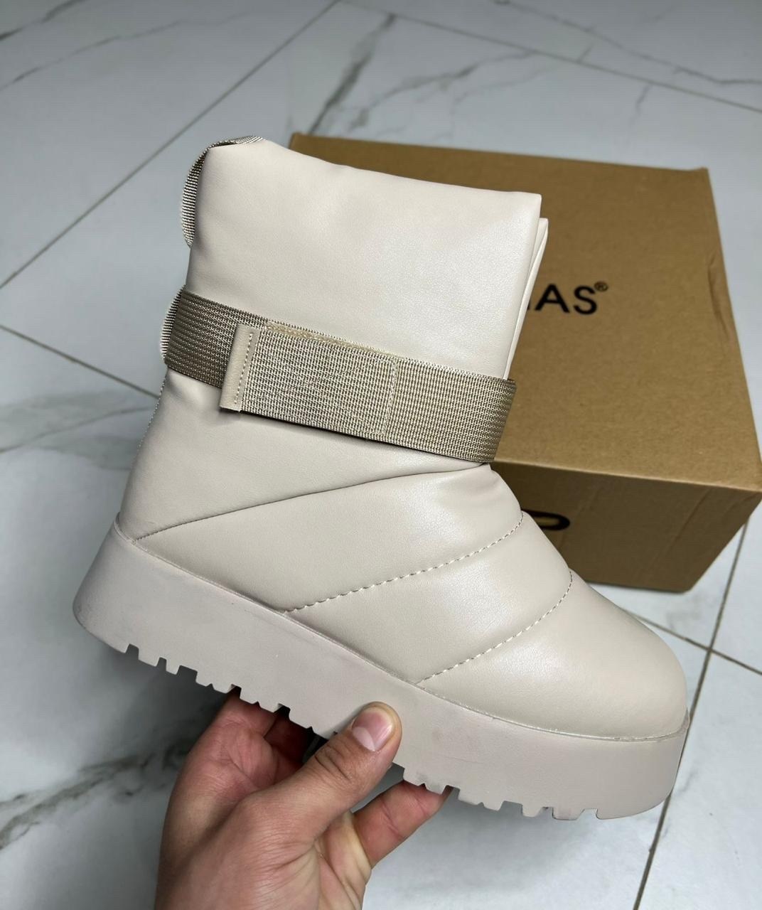 ,дутики зимние на платформе yourbox цвет светло-бежевый,дутики женские,дутики зимние женские,дутики зимние на платформе yourbox цвет бежевый