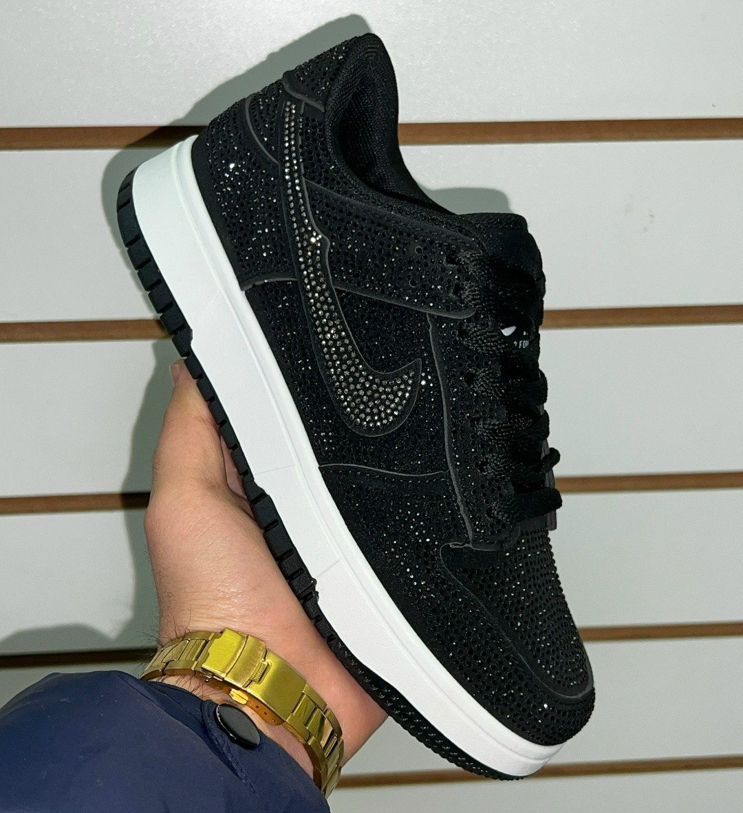 кроссовки,swarovski x nike air jordan 1 low og "stealth",swarovski air jordan 1 low hm9208 001,кроссовки женскиe,кроссовка