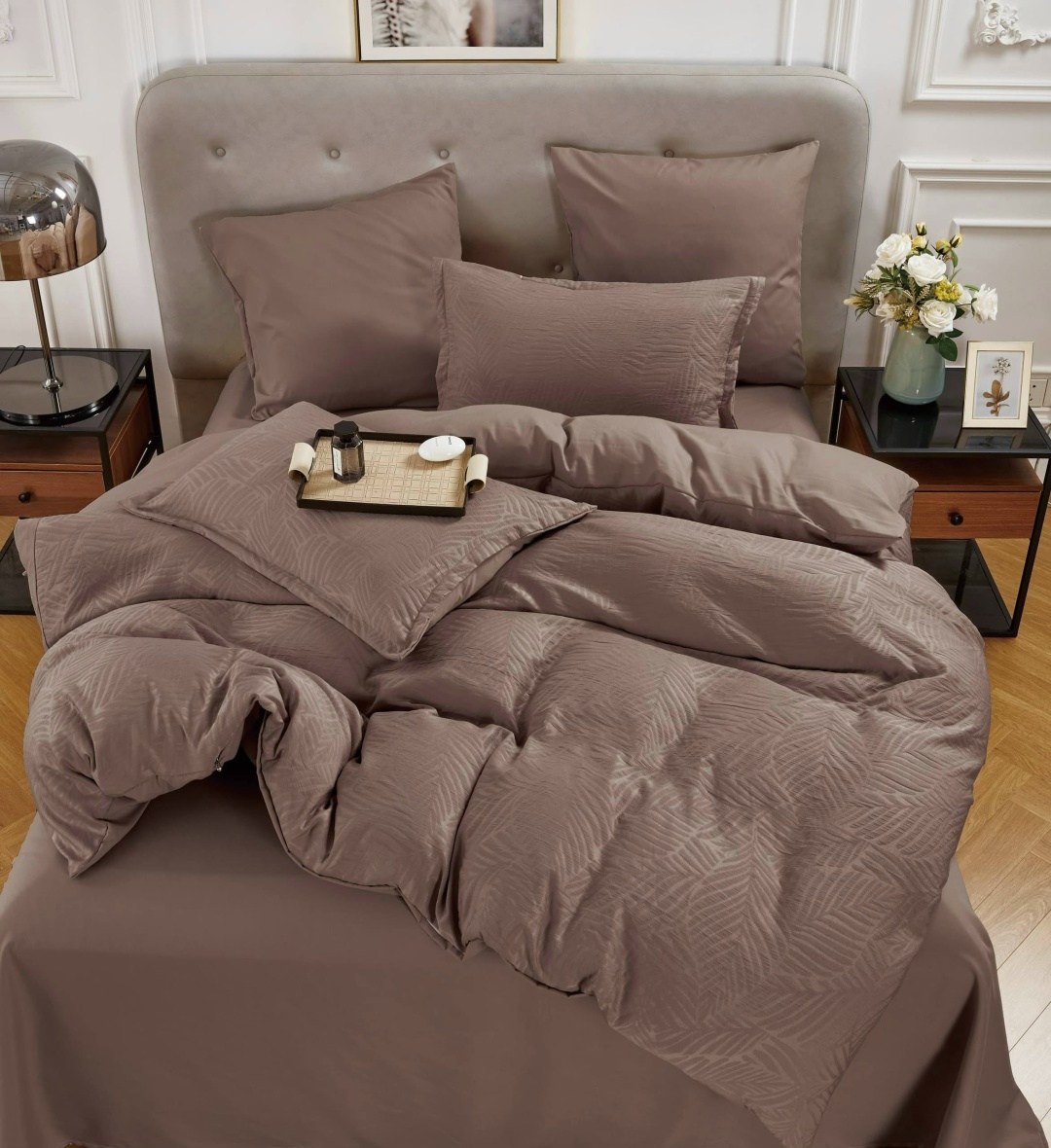 комплекты постельного белья,постельное белье цвет капучино,однотонное постельное белье,евро комплект постельного белья,постельное бельё сатин мокко