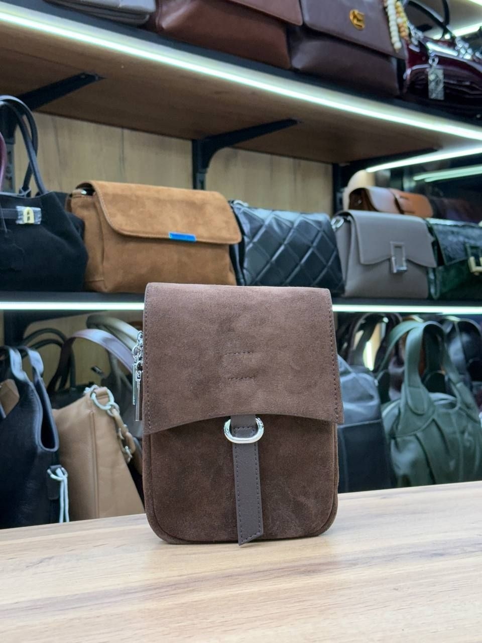 замшевая сумка,замшевая сумочка,сумка,сумка женская замшевая,сумка женская натуральная кожа и замша meyninger св3055 коричневый