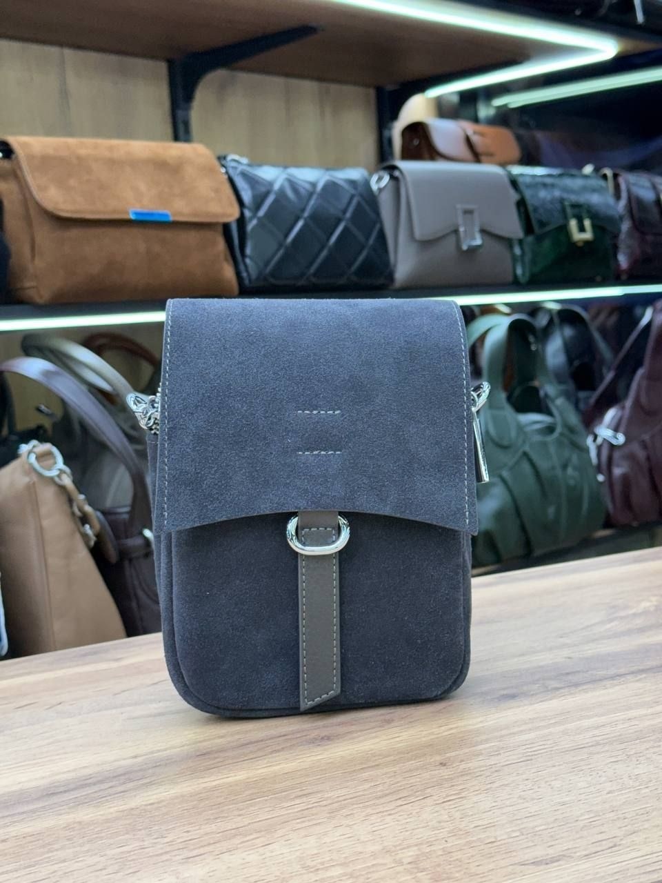 замшевая сумка,замшевая сумочка,сумка,сумка женская замшевая,сумка женская натуральная кожа и замша meyninger св3055 коричневый