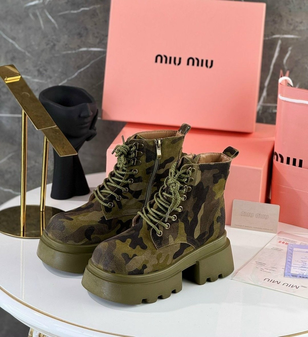 ботинки miu miu,,ботинки miu miu осень женские размер 36-40,ботинки женские,ботинки miu miu premiumshoes