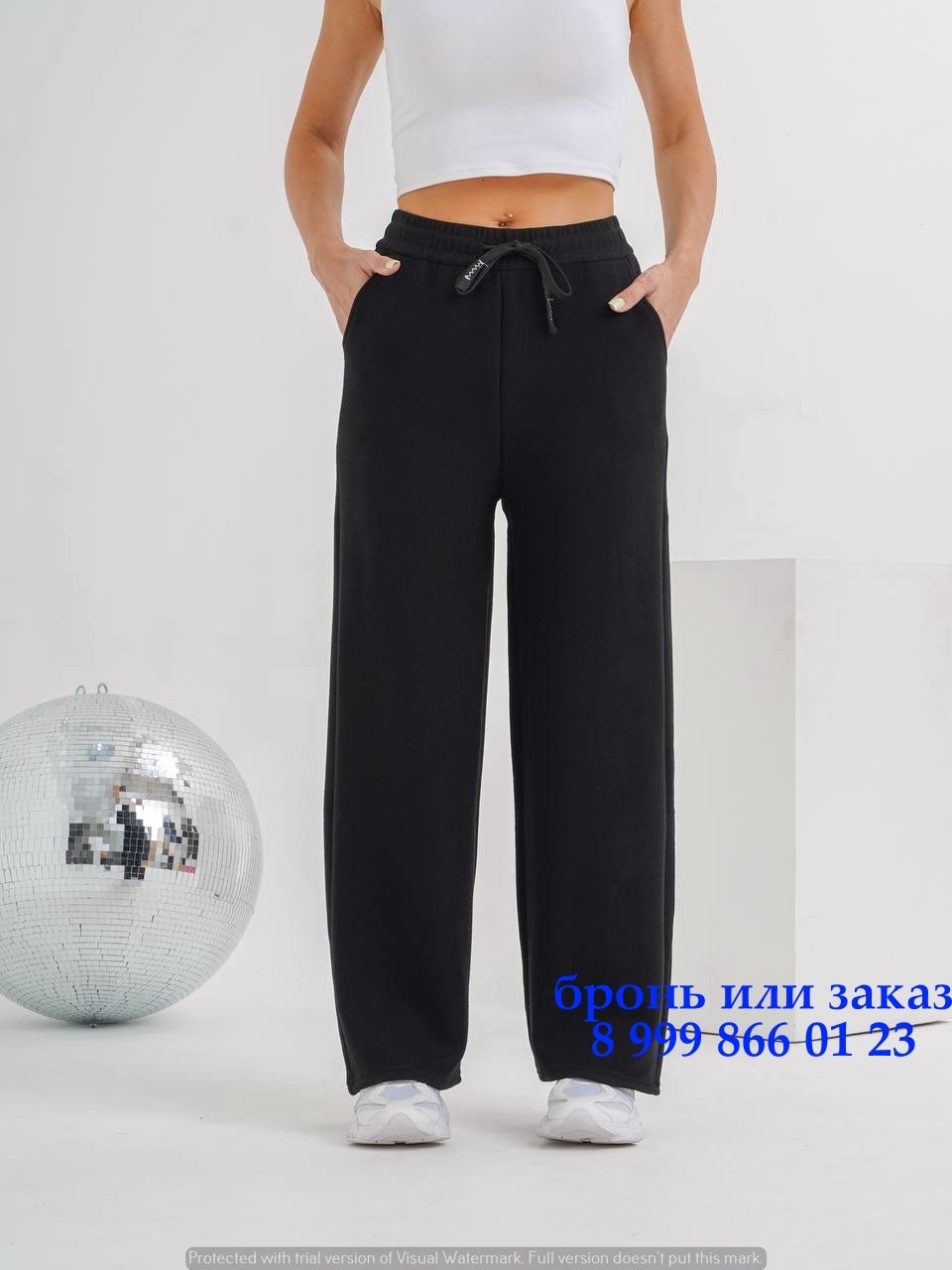 брюки вельветовые теплые с начесом 1991s moda цвет черный,брюки вельветовые теплые с начесом 1991s moda,брюки спортивные,спортивные брюки палаццо,спортивные брюки на флисе