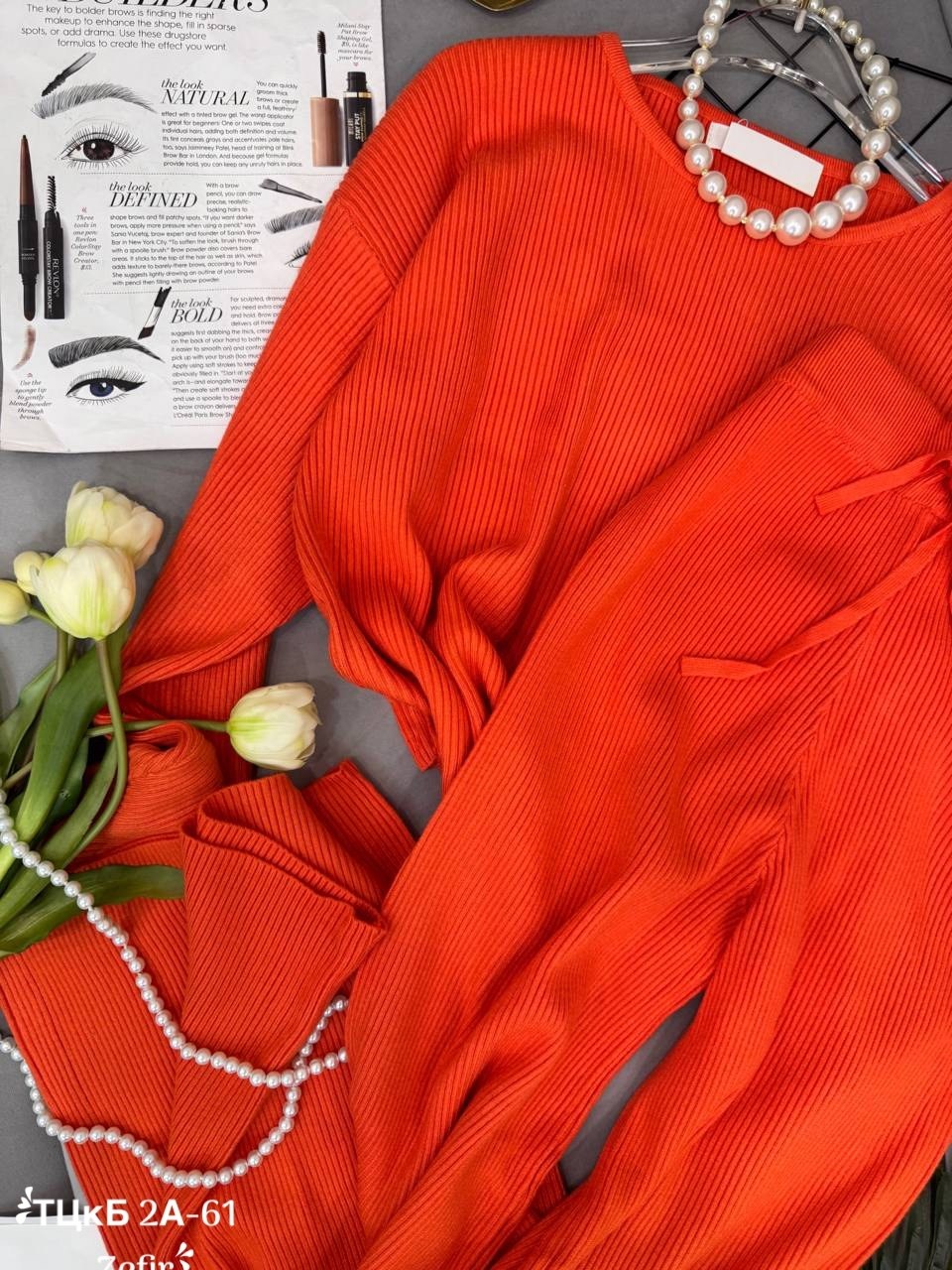 трикотажные костюмы,оранжевый костюм,трикотажные костюмы женские,вязаные костюмы,костюм с брюками