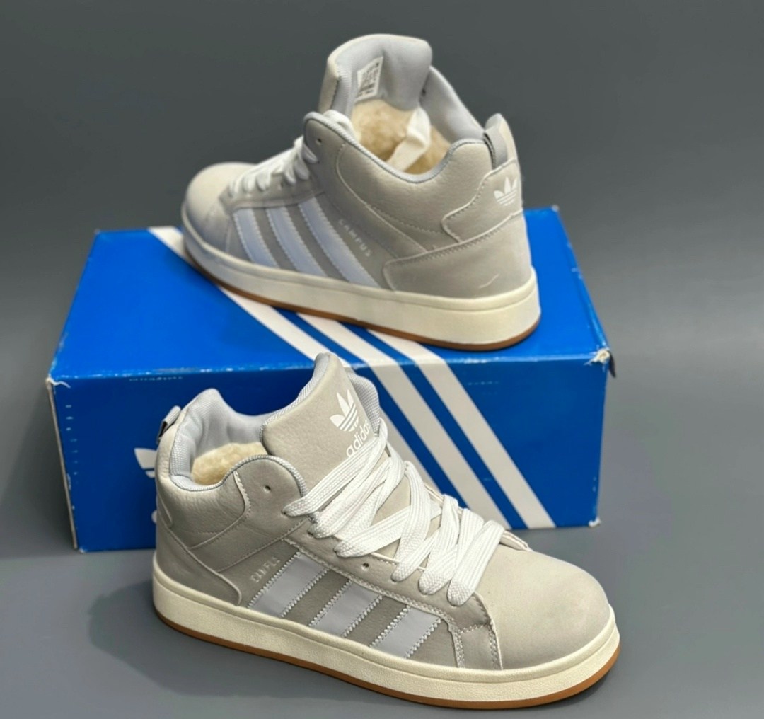 зимние кроссовки adidas campus high цвет серый,зимние кроссовки adidas campus high,кроссовки зимние adidas campus,кроссовки adidas зимние,кроссовки adidas campus