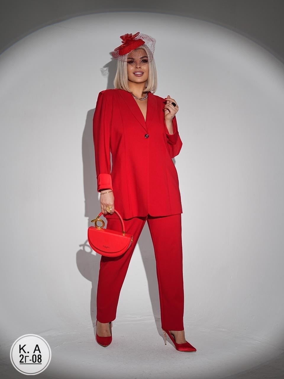 брючный костюм dilanavip 2056/1 двойка красный,брючный костюм dilana vip 2056/1 красный,костюм брючный 2056-1 красный dilanavip,брючный костюм vilena 974 красный,костюм dilanavip 2056/1 красный