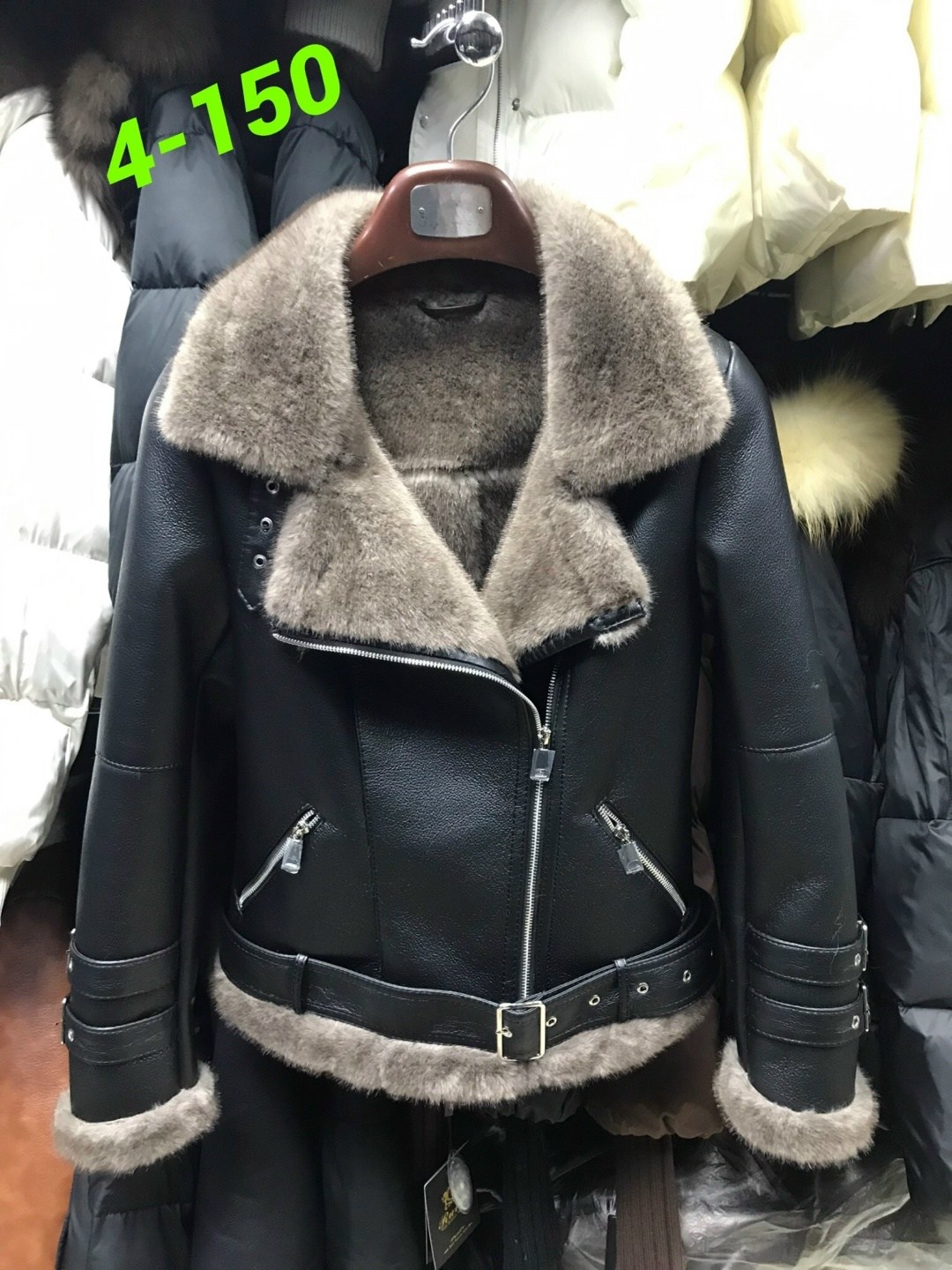 дубленка женская авиатор,дубленка авиатор,женская дубленка авиатор из экокожи,дубленка женская,aftf basic дубленка черная авиатор