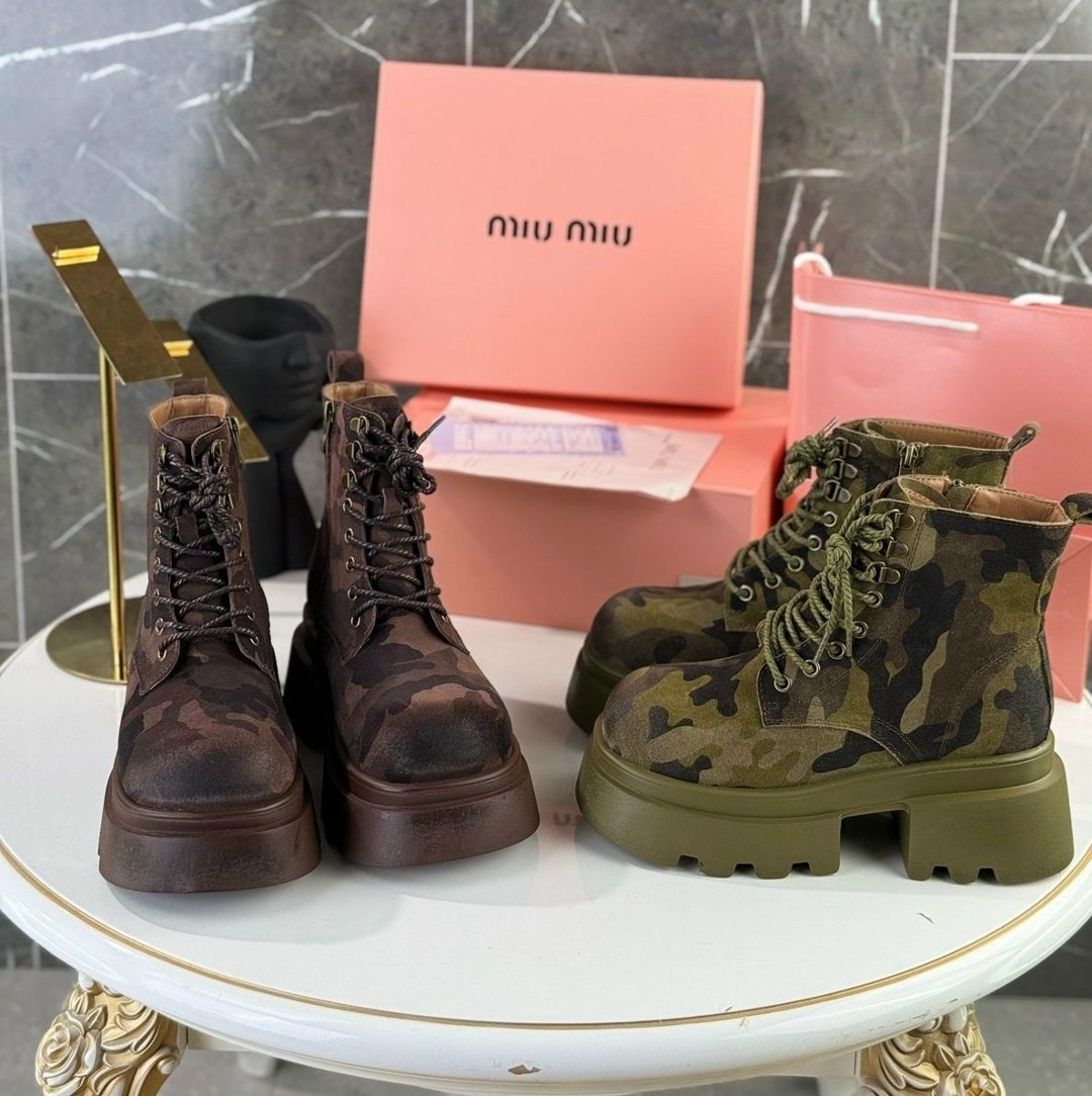 ботинки miu miu,,ботинки miu miu осень женские размер 36-40,ботинки женские,ботинки miu miu premiumshoes