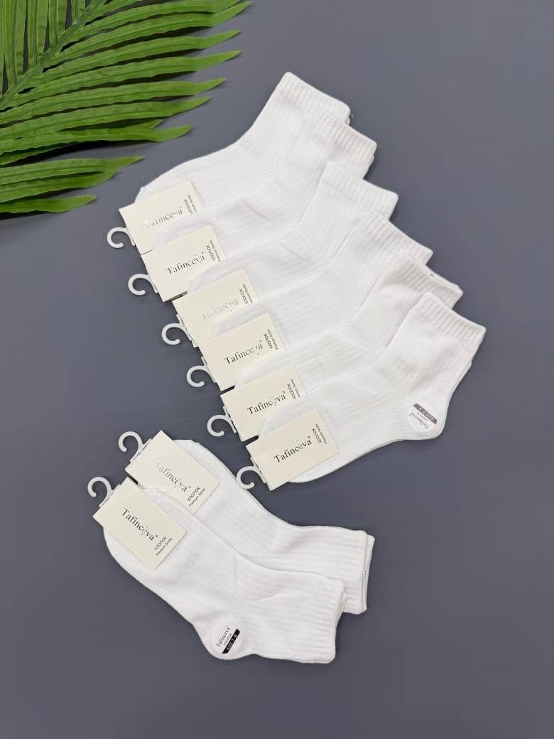 носки женские 10 пар,носки 10 пар короткие turkan,носки женские,носки женские белые,носки короткие набор 10 пар