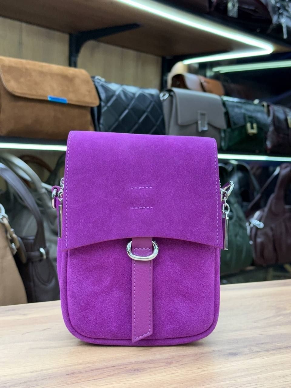 замшевая сумка,замшевая сумочка,сумка,сумка женская замшевая,сумка женская натуральная кожа и замша meyninger св3055 коричневый