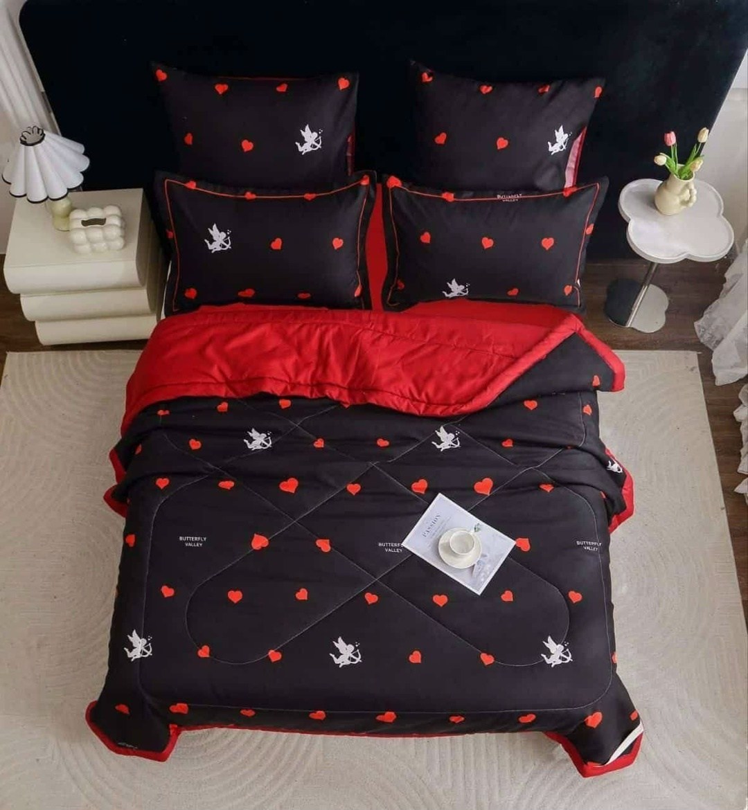 комплект постельного белья евро с одеялом,комплект постельное белье с готовым одеялом alanna,постельное белье евро с готовым одеялом mega-textile,постельное белье с одеялом евро aziaali цвет черный,по