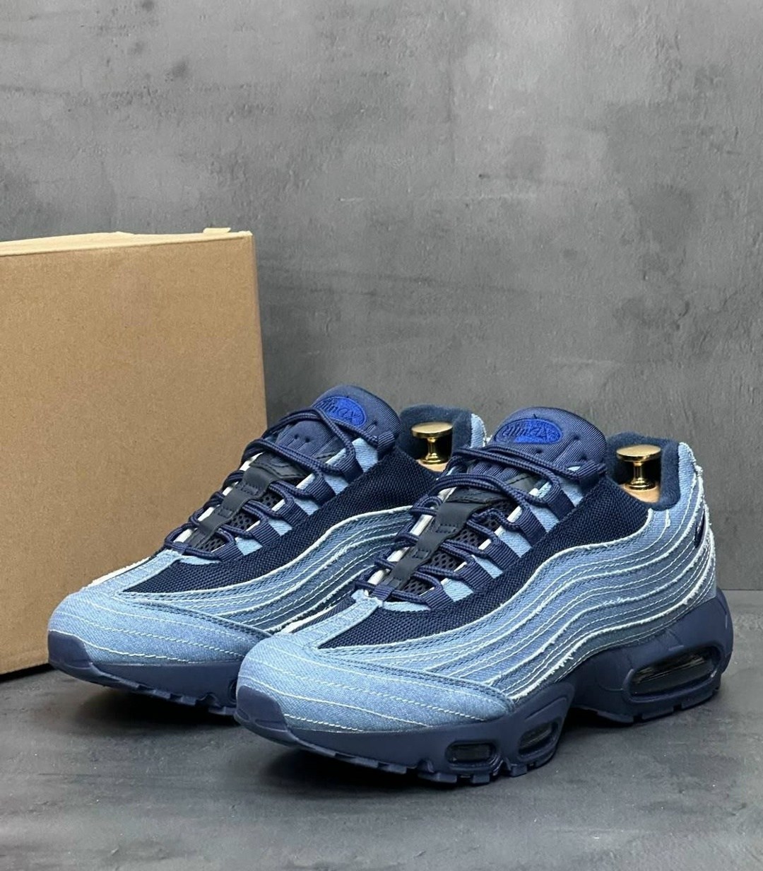 кроссовки nike air max 95,nike air max 95,кроссовки nike air max 95 темно-синий,кроссовки,кроссовки nike air max