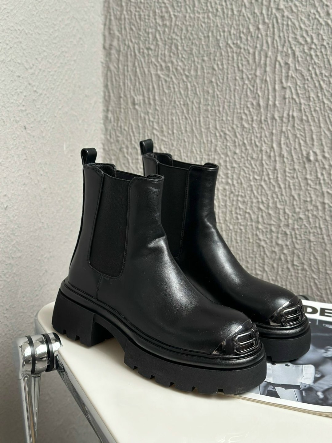 ,женские ботинки "челси",женские ботинки челси на платформе,ботинки челси на платформе,ботинки челси на толстой подошве