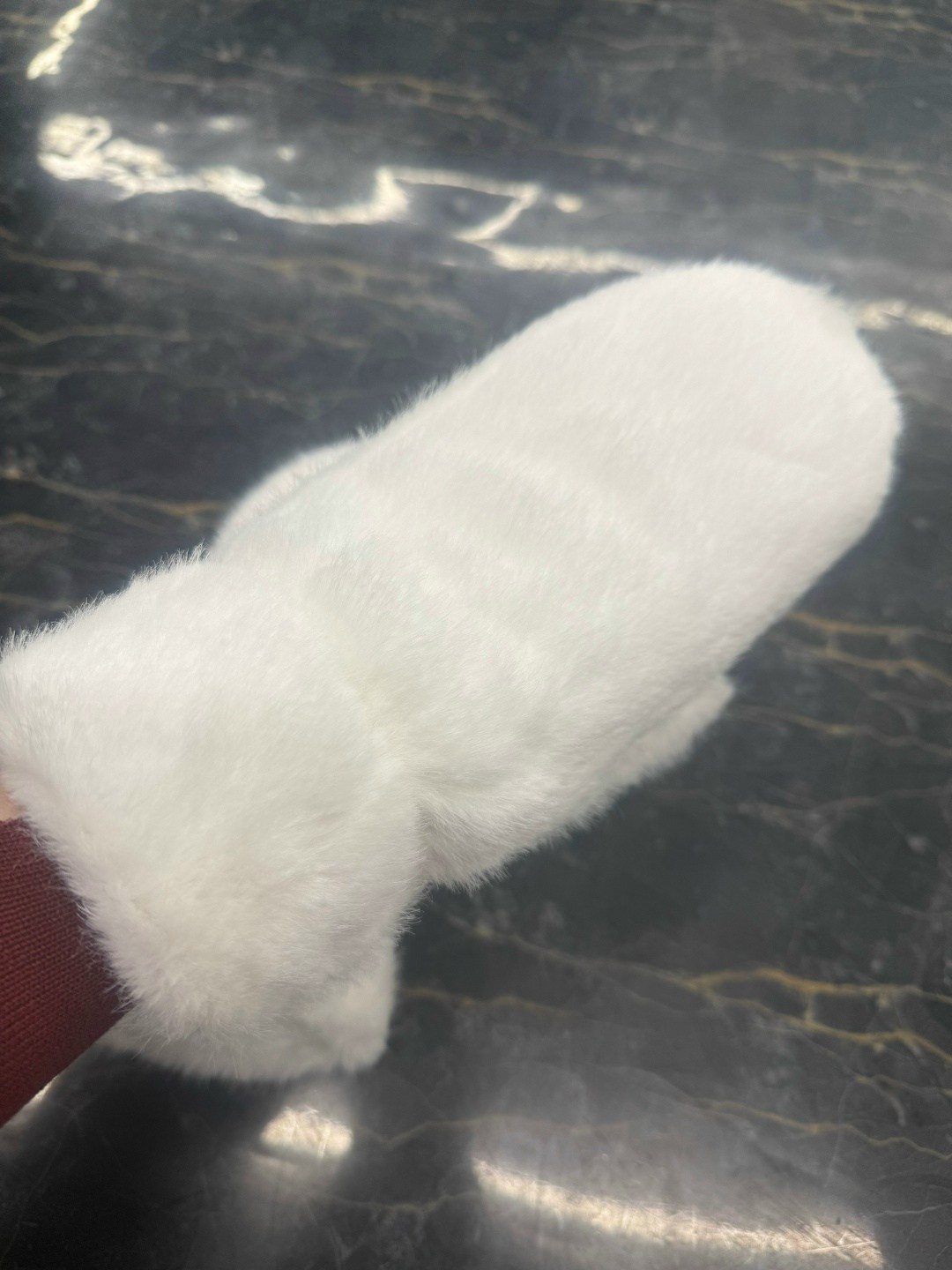 варежки женские,белые варежки,варежки женские меховые,варежки меховые,варежки пушистые плюшевые экомех tekistyle