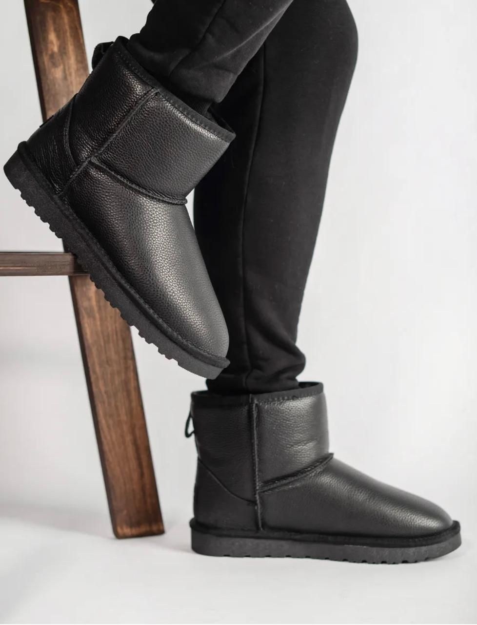 мужские угги ugg classic mini зимние черные,,угги мужские,угги ugg мужские,ugg mens classic mini metallic black