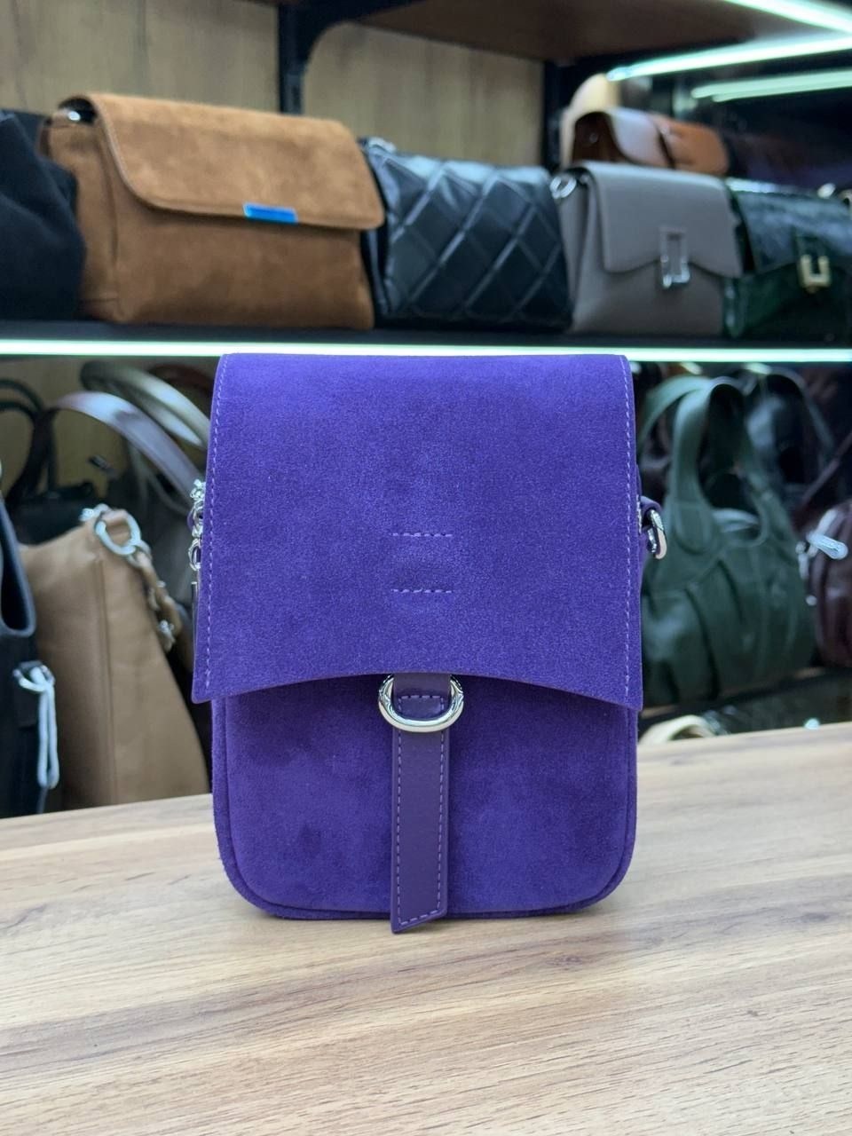 замшевая сумка,замшевая сумочка,сумка,сумка женская замшевая,сумка женская натуральная кожа и замша meyninger св3055 коричневый