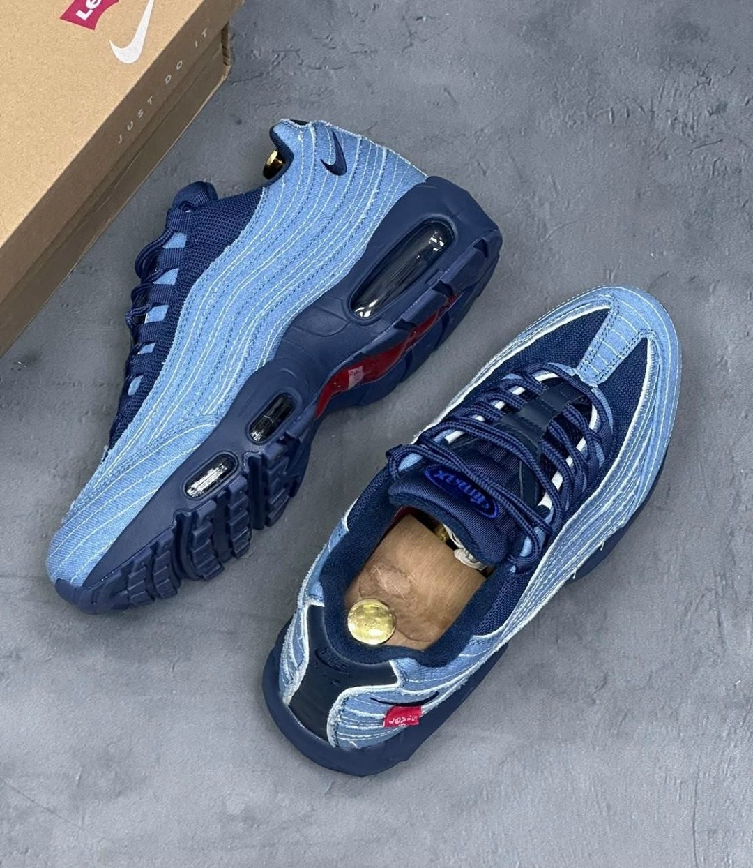 кроссовки nike air max 95,nike air max 95,кроссовки nike air max 95 темно-синий,кроссовки,кроссовки nike air max