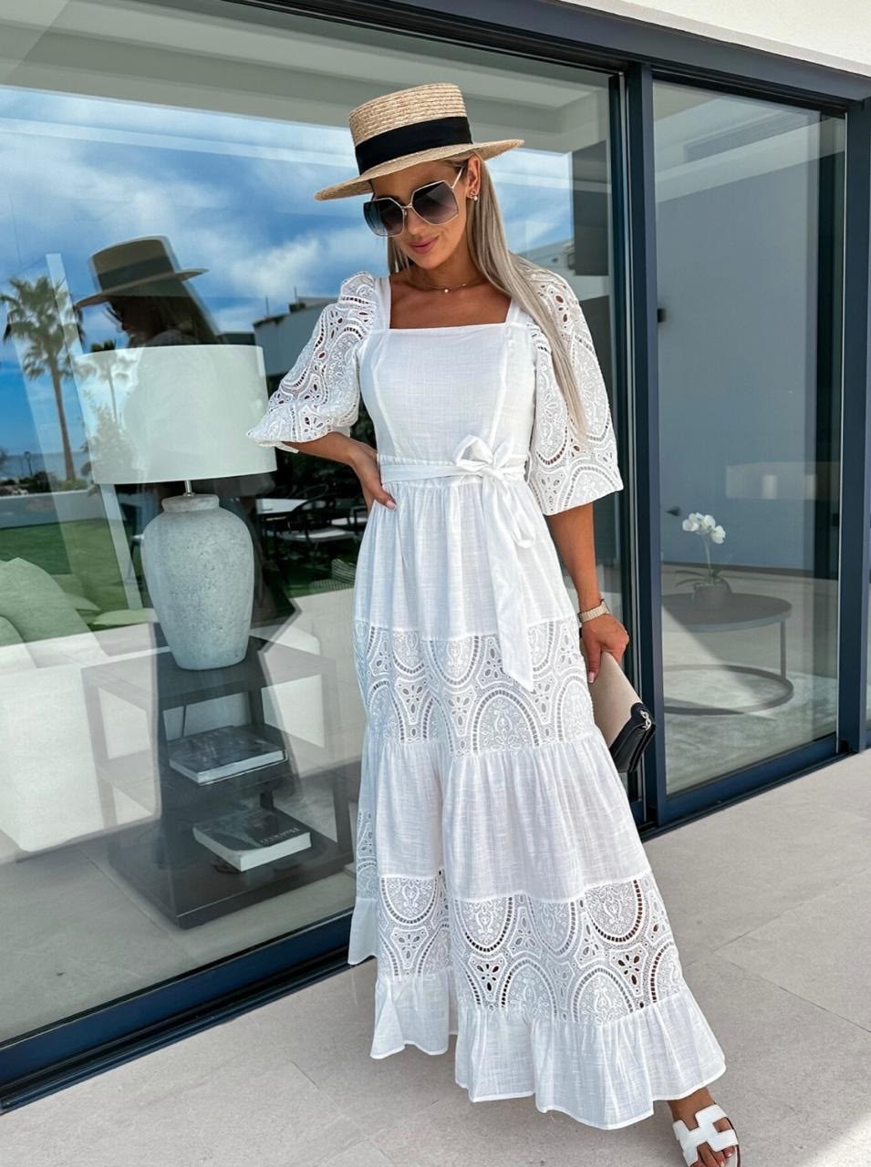 длинное платье летнее,длинное белое платье,белое платье летнее,платье летнее,летнее женское платье