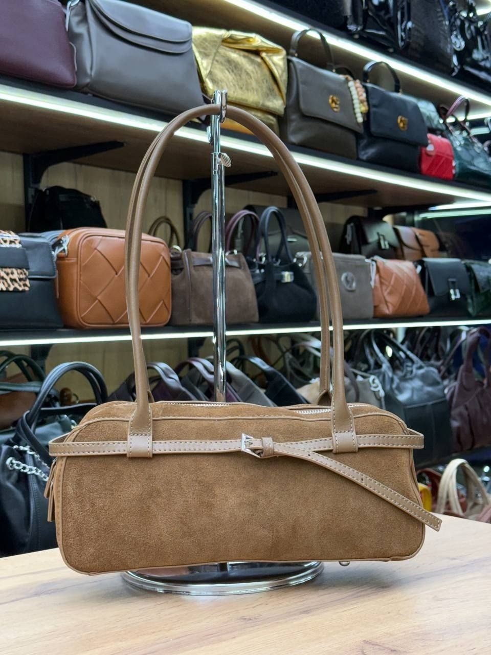 сумка,замшевая сумка,сумка женская на плечо замшевая коричневая poleno,женская замшевая сумка,женская сумка