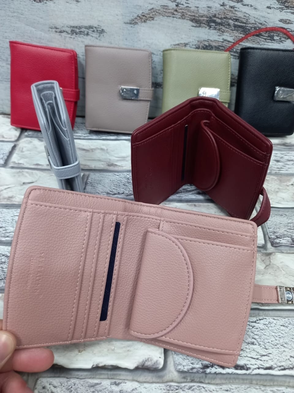 женские кошельки,кошелек жен,кошелек женский новый,кошелек женский из натуральной кожа,компактный кошелек