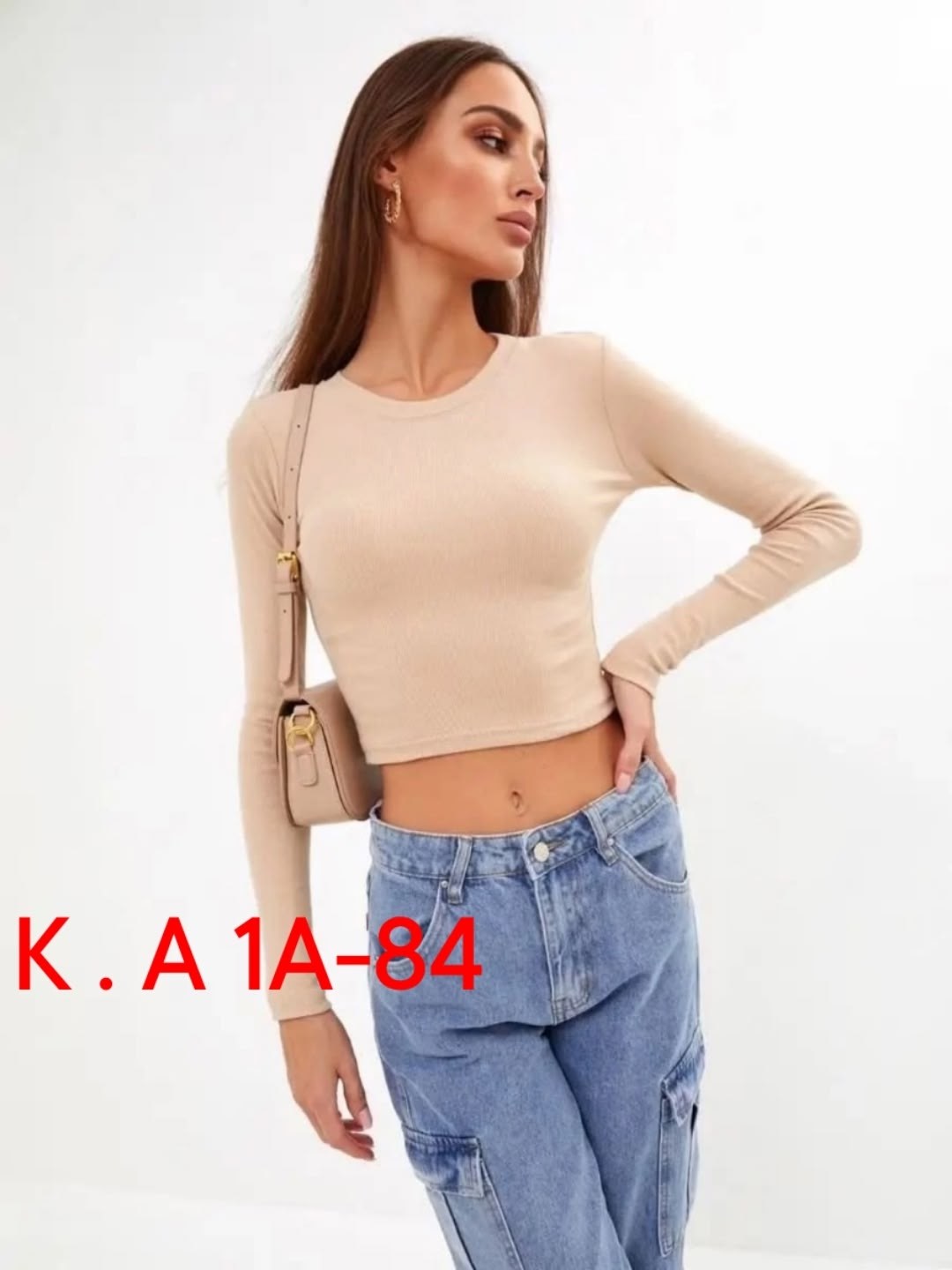 лонгслив в рубчик укороченный спортивный c длинными рукавами coffa lady 142196488,лонгслив в рубчик укороченный спортивный c длинными рукавами coffa lady цвет бежевый,кроп топ с длинным рукавом в рубч