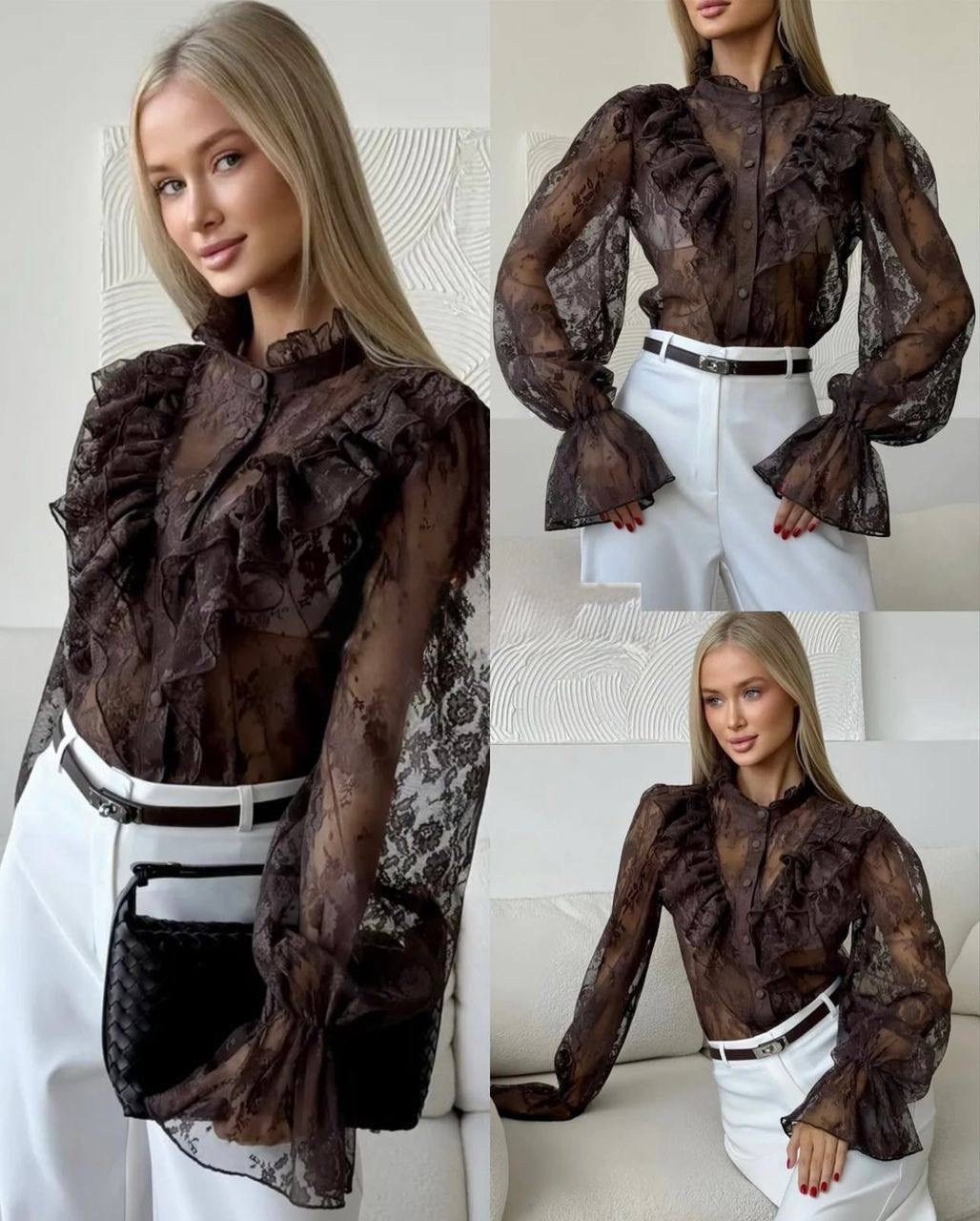 блузка с кружевом,кружевная блузка,прозрачная кружевная блузка,белая кружевная блузка,кофта с кружевом