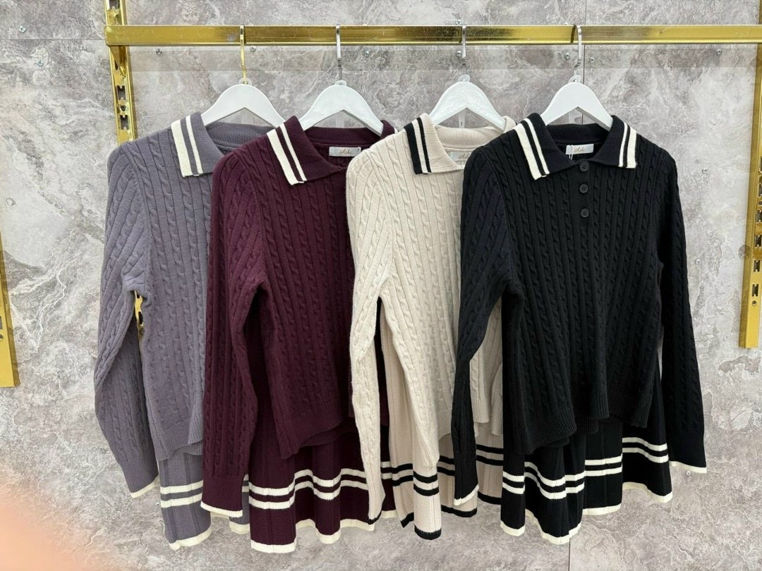 трикотажные костюмы,костюм с юбкой,трикотажный костюм с юбкой,женский костюм с юбкой,модные комплекты