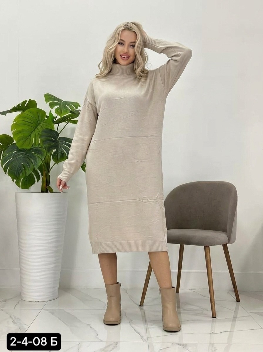 вязаное платье,платье женское вязаное,платье женское теплое,теплое вязаное платье,платье вязаное на высокий рост с разрезами ga&lar