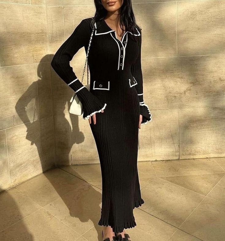 приталенное трикотажное платье макси в рубчик,трикотажное длинное платье,трикотажное платье,платье женская,вязаное платье