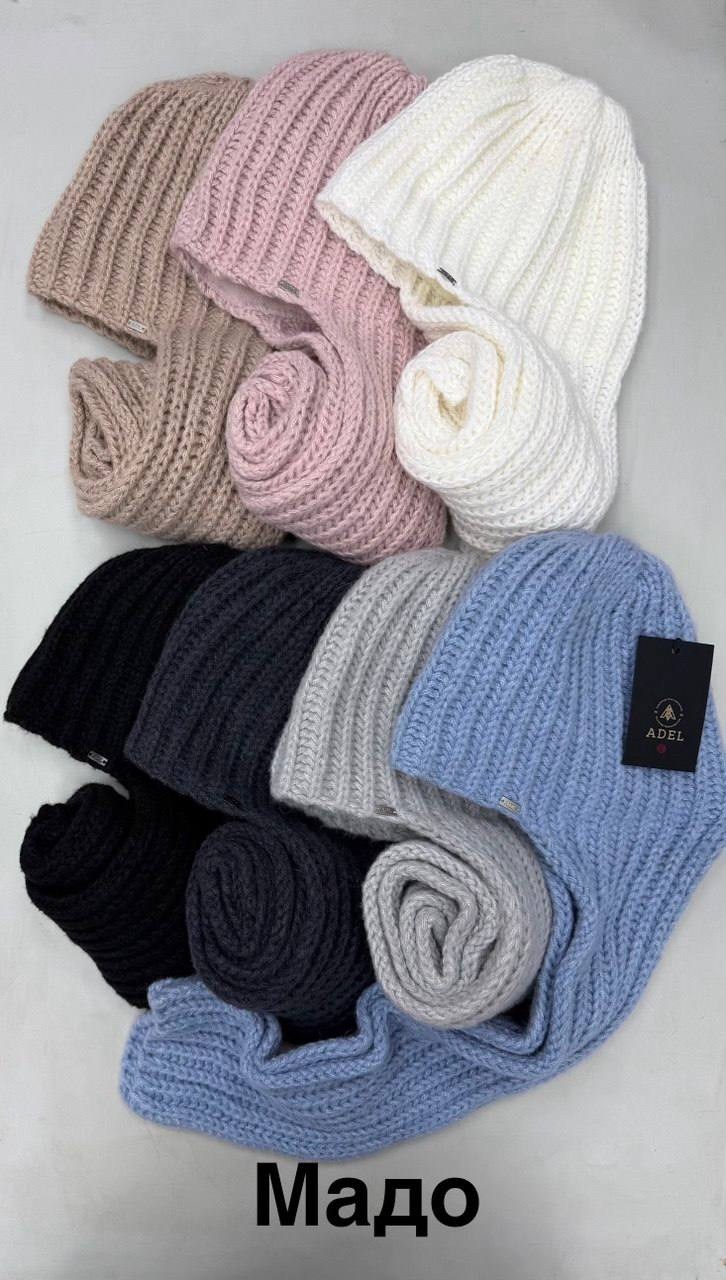 шапка и шарф,комплект вязаный,комплект шапка снуд,вязаная шапка,комплект шапки