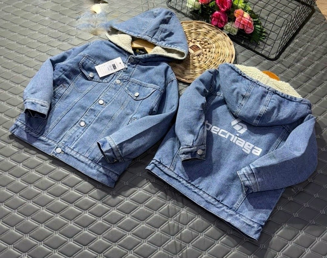 куртка джинсовая с капюшоном для мальчика,зимняя джинсовая куртка,джинсовая куртка,джинсовая куртка с капюшоном,джинсовая куртка для мальчика