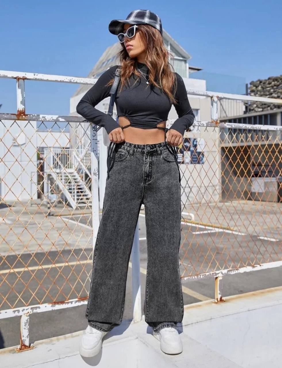 джинсы трубы женские,джинсы женские широкие,джинсы широкие прямые трубы,модные джинсы,джинсы женские