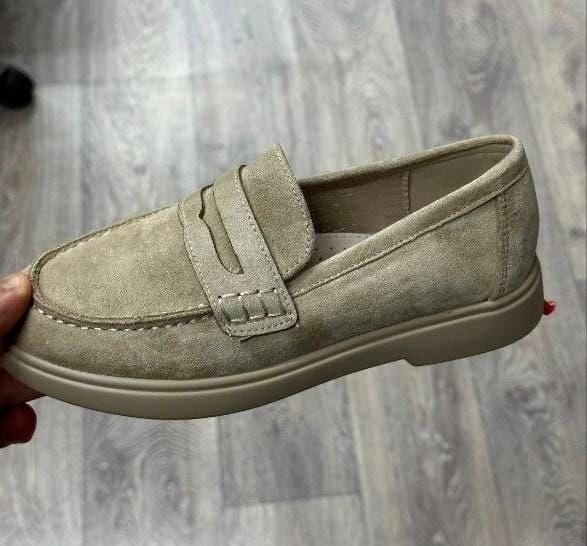 ,лоферы из натуральной замши,лоферы замшевые,женская ,лоферы замш