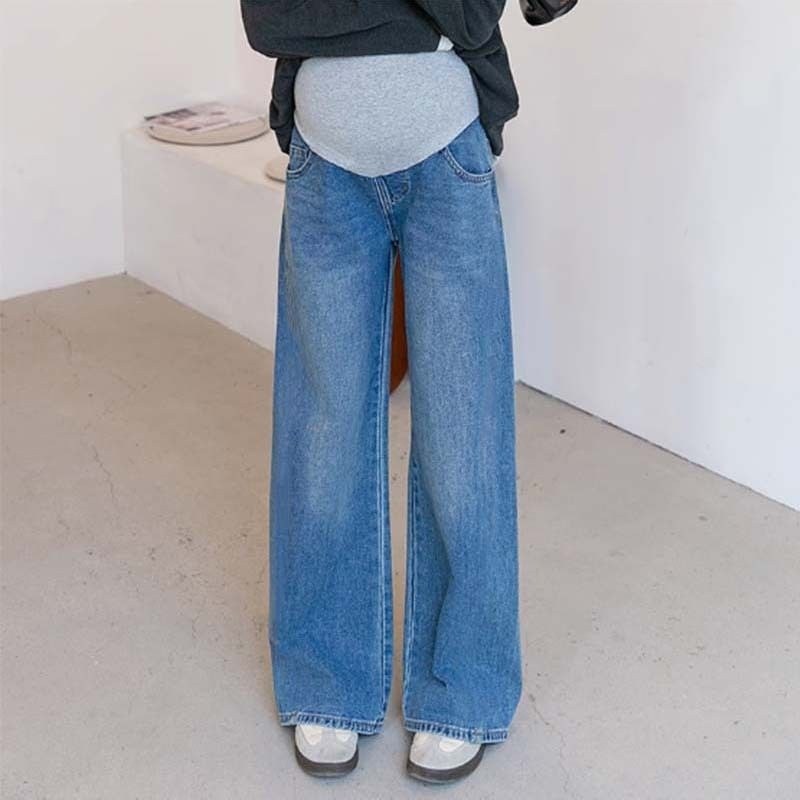 широкие джинсы для беременных,джинсы для беременных,одежда для беременных,джинсы для беременных женщин,штаны для беременных