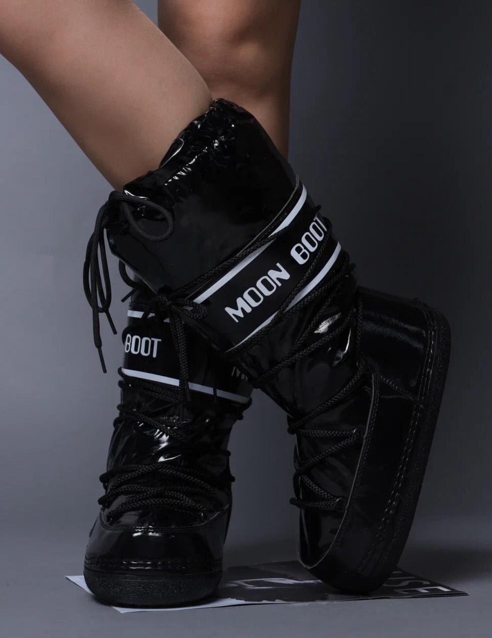 луноходы moon boot,ботинки moon boot,сапоги moon boot,moon boot дутые сапоги icon с эффектом металлик,зимние ботинки moon boot