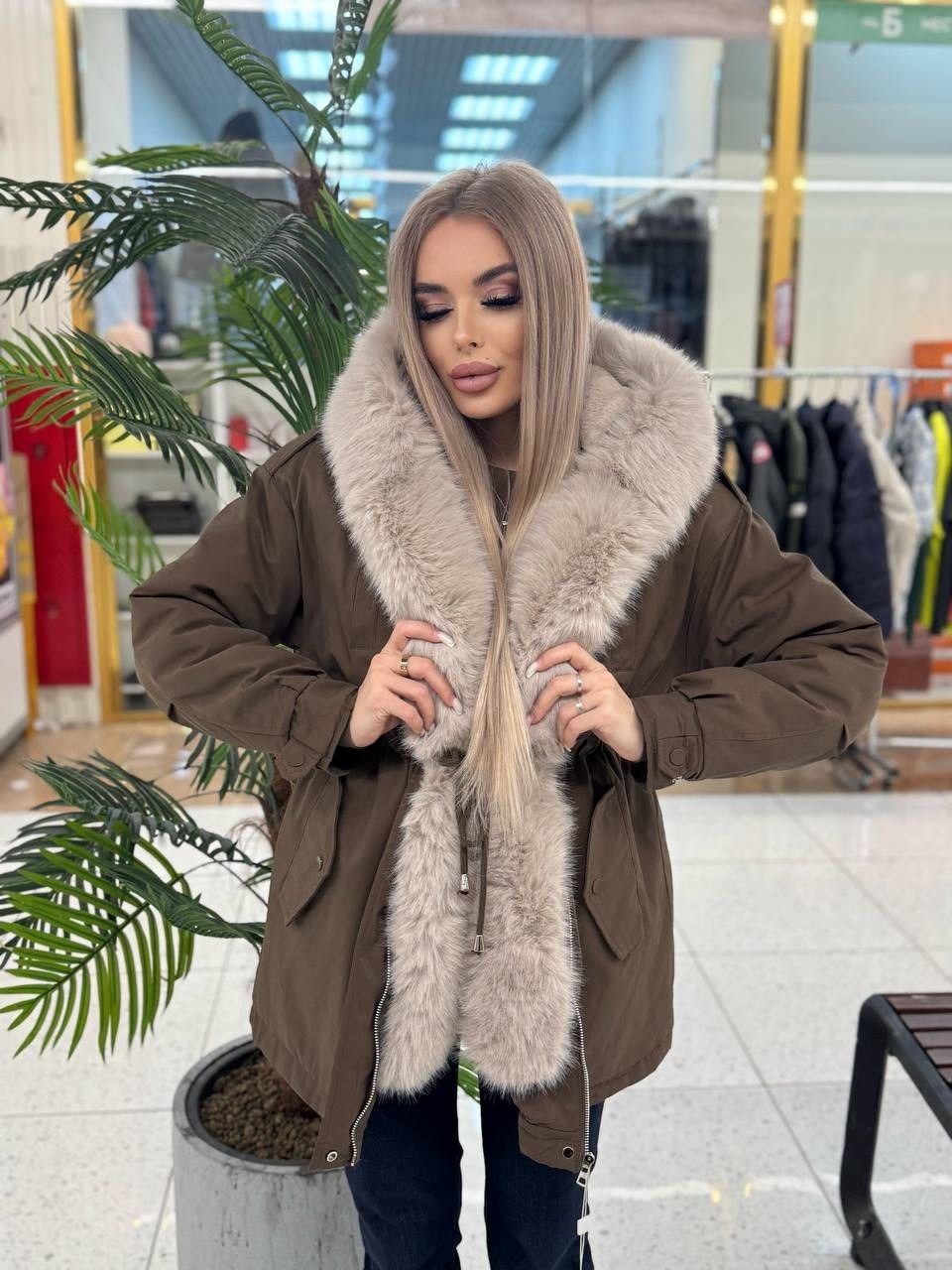 парка с натуральным мехом,парка зимняя с натуральным мехом nanu furs 331158595,парка с мехом,парка с мехом песца,парку с мехом
