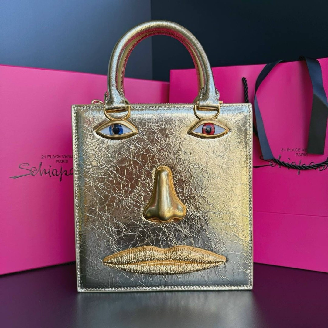 сумка-тоут schiaparelli,сумка schiaparelli,женская сумка schiaparelli,бархатная сумка для глаз schiaparelli premium sense demon,сумка женская shiaparelli & salvador dali