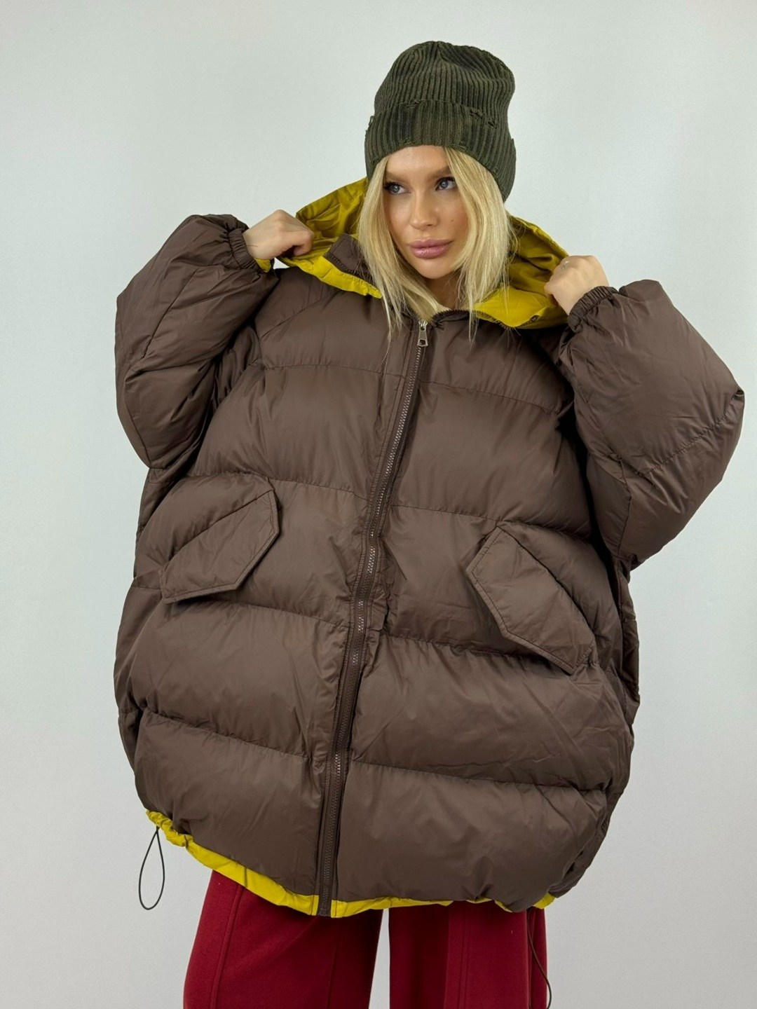 модные пуховики,объемный пуховик,пуховики оверсайз,пуховик,куртка оверсайз
