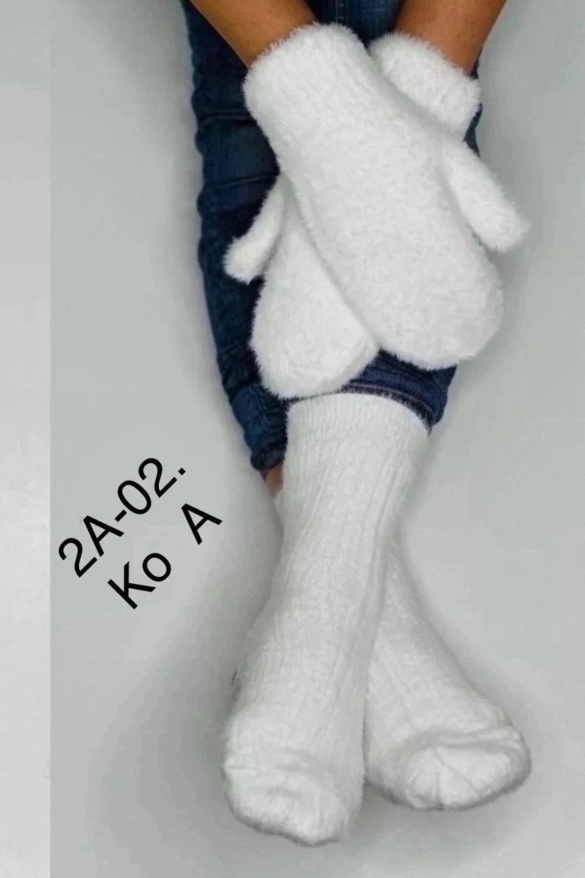 варежки женские зимние,варежки женские,комплект носки и варежки,белые меховые варежки,варежки норка