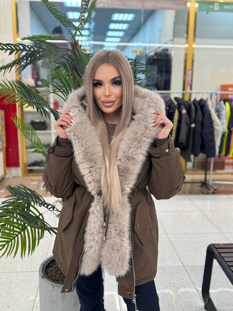 парка с натуральным мехом,парка зимняя с натуральным мехом nanu furs 331158595,парка с мехом,парка с мехом песца,парку с мехом
